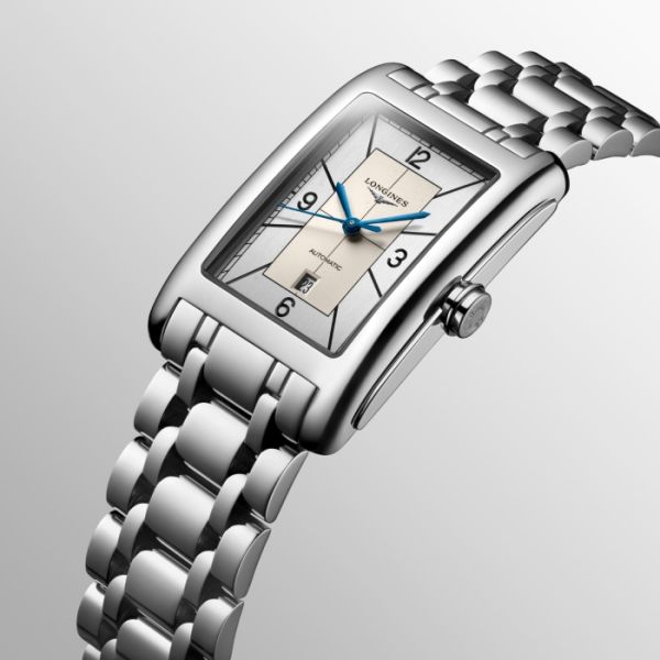 Montre Longines Dolcevita Cadran Argenté Bracelet Acier