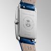 Montre Longines Dolcevita Cadran Argenté "flinqué" Bracelet Alligator