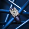 Montre Longines Dolcevita Cadran Argenté "flinqué" Bracelet Alligator
