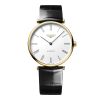 Montre La Grande Classique De Longines Cadran Blanc Bracelet Alligator