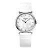 Montre La Grande Classique De Longines Cadran Nacre blanche Bracelet Alligator