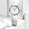 Montre La Grande Classique De Longines Cadran Nacre blanche Bracelet Alligator