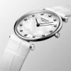 Montre La Grande Classique De Longines Cadran Nacre blanche Bracelet Alligator