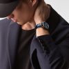 Montre Longines Master Collection Chronograph Cadran Bleu soleillé Bracelet Alligator