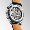 Montre Longines Master Collection Chronograph Cadran Bleu soleillé Bracelet Alligator
