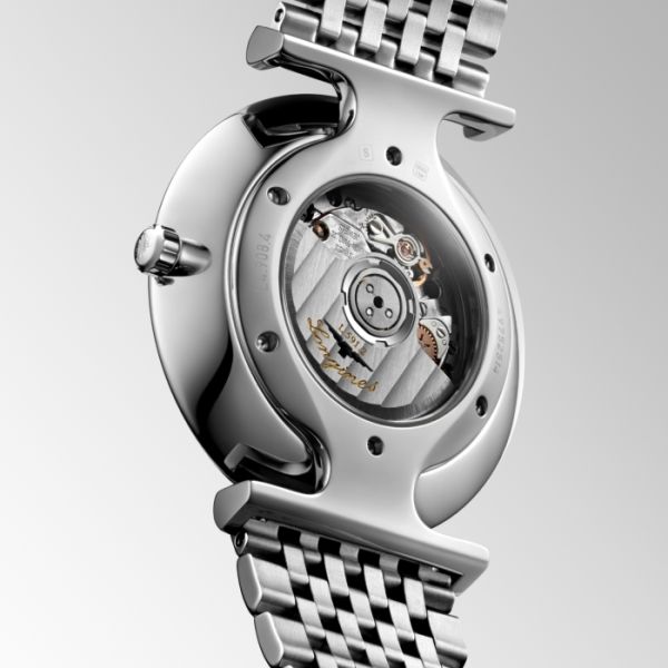 Montre La Grande Classique De Longines Cadran Noir soleillé Bracelet Acier