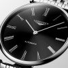 Montre La Grande Classique De Longines Cadran Noir soleillé Bracelet Acier