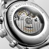 Montre Longines Master Collection Chronograph Cadran Bleu soleillé Bracelet Acier