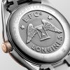 Montre Conquest Classic Cadran Bleu Bracelet Acier PVD rouge