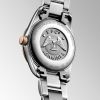 Montre Conquest Classic Cadran Nacre blanche Bracelet Acier PVD rouge