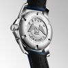 Montre Conquest 41mm Cadran Bleu soleillé Bracelet cuir