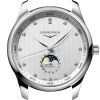 Montre Longines Master Collection Moonphase Cadran Argenté "grain d'orge" Bracelet Acier