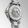 Montre Conquest Cadran Nacre blanche Bracelet Acier et PVD jaune