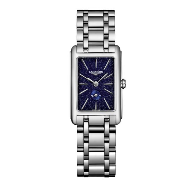 Montre Longines Dolcevita Cadran Bleu Bracelet Acier