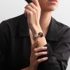 Montre La Grande Classique De Longines Cadran Brun "soleil" Bracelet Acier PVD rouge