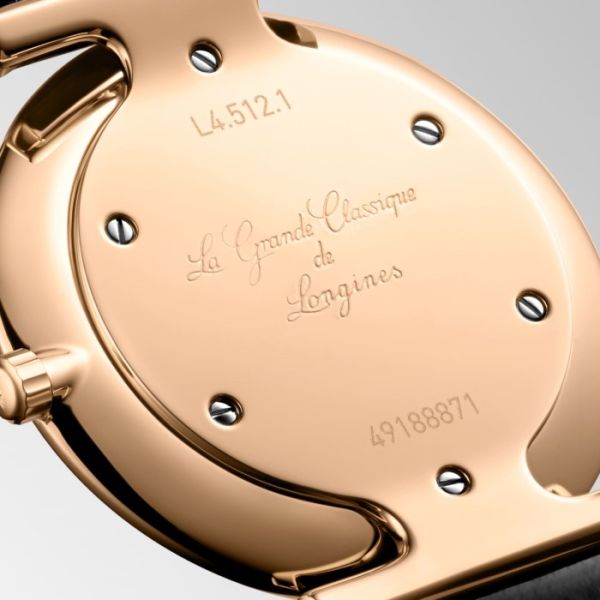 Montre La Grande Classique De Longines Cadran Brun "soleil" Bracelet Acier PVD rouge
