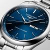 Montre Longines Master Collection Cadran Bleu soleillé Bracelet Acier