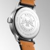 Montre Longines Sector Dial Cadran Argenté Bracelet cuir