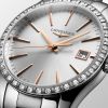 Montre Conquest Classic Cadran Argenté "soleil" Bracelet Acier