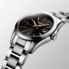 Montre Conquest Classic Cadran Noir Bracelet Acier