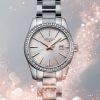 Montre Conquest Classic Cadran Argenté "soleil" Bracelet Acier