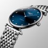 Montre La Grande Classique De Longines Cadran Bleu soleillé Bracelet Acier