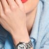 Montre Longines Primaluna Moonphase Cadran Nacre blanche Bracelet Acier