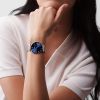 Montre La Grande Classique De Longines Cadran Bleu soleillé Bracelet Acier