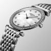 Montre La Grande Classique De Longines Cadran Nacre blanche Bracelet Acier