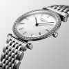 Montre La Grande Classique De Longines Cadran Blanc Bracelet Acier