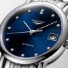 Montre Longines Elegant Collection Cadran Bleu soleillé Bracelet Acier