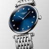 Montre La Grande Classique De Longines Cadran Bleu soleillé Bracelet Acier