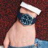 Montre Hydroconquest Cadran Bleu soleillé Bracelet caoutchouc