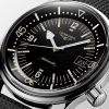Montre Longines Legend Diver Cadran Noir laqué poli Bracelet caoutchouc