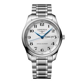 Montre Longines Master Collection Cadran Argenté "grain d'orge" Bracelet Acier