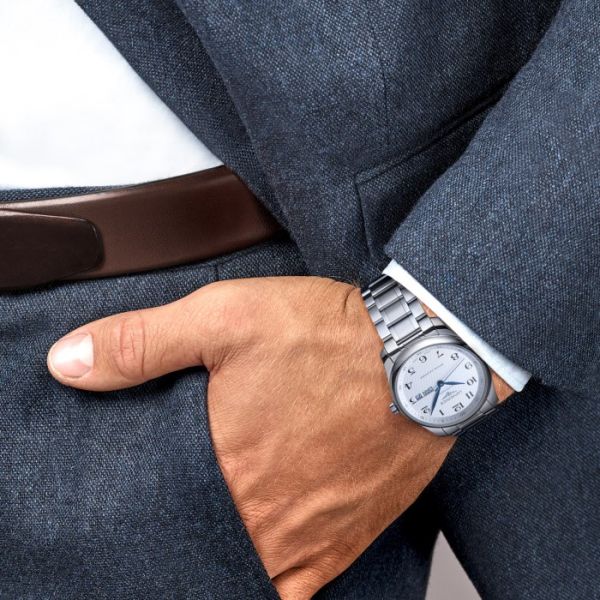 Montre Longines Master Collection Cadran Argenté "grain d'orge" Bracelet Acier