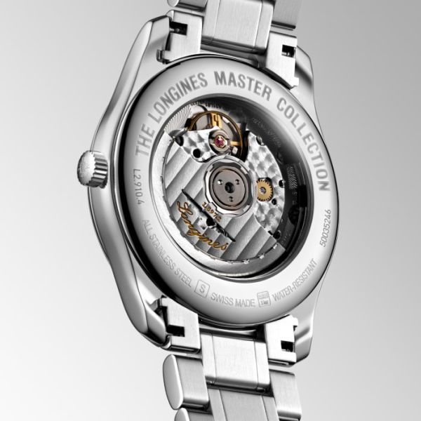Montre Longines Master Collection Cadran Argenté "grain d'orge" Bracelet Acier