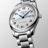 Montre Longines Master Collection Cadran Argenté "grain d'orge" Bracelet Acier