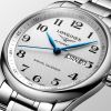 Montre Longines Master Collection Cadran Argenté "grain d'orge" Bracelet Acier
