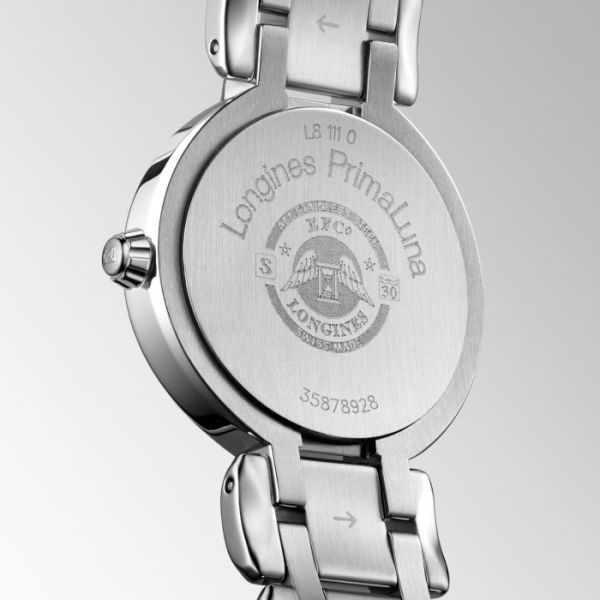 Montre Longines Primaluna Cadran Argenté Bracelet Acier