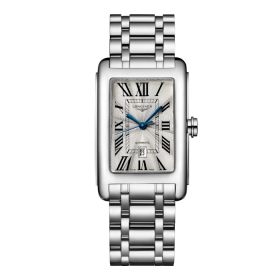Montre Longines Dolcevita Cadran Argenté "flinqué" Bracelet Acier