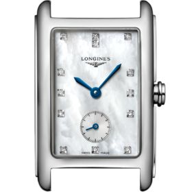 Montre Longines Dolcevita Cadran Nacre blanche Bracelet Acier