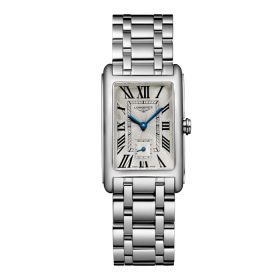 Montre Longines Dolcevita Cadran Argenté "flinqué" Bracelet Acier