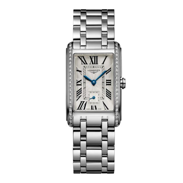 Montre Longines Dolcevita Cadran Argenté "flinqué" Bracelet Acier