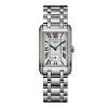 Montre Longines Dolcevita Cadran Argenté "flinqué" Bracelet Acier