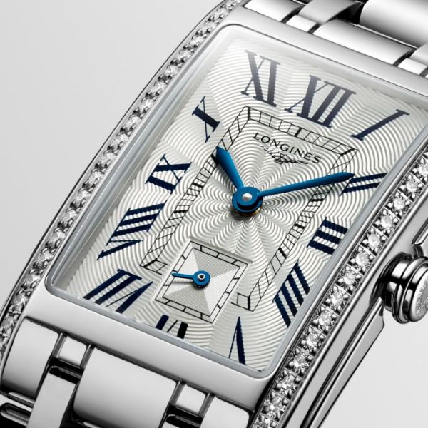Montre Longines Dolcevita Cadran Argenté "flinqué" Bracelet Acier