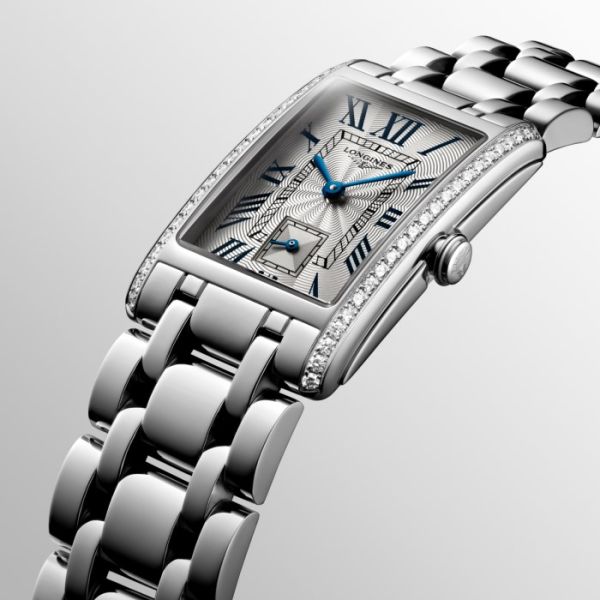 Montre Longines Dolcevita Cadran Argenté "flinqué" Bracelet Acier