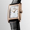 Montre Longines Dolcevita Cadran Nacre blanche Bracelet Alligator