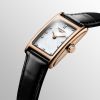 Montre Longines Dolcevita Cadran Nacre blanche Bracelet Alligator