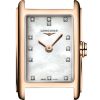 Montre Longines Dolcevita Cadran Nacre blanche Bracelet Alligator